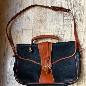 DOONEY & BOURKE ALL WEATHER LEATHER VINTAGE LEATHER PURSE SHOULDER BAG BRIEFCASE